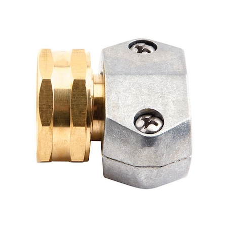 Gilmour Gilmour 5/8 & 3/4 in. Brass/Zinc Threaded Female Clamp Coupling 831204-1001